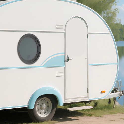 13inch round fixed window - fixed, rv