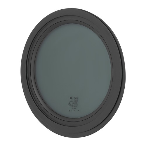 Round window with trim - window,